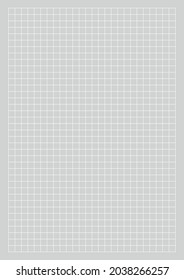 Notebook squared paper sheet. Exercise book page. Perfect for planner, notebook, school, print. A4 sheet proportion.