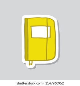 notebook sticker doodle icon