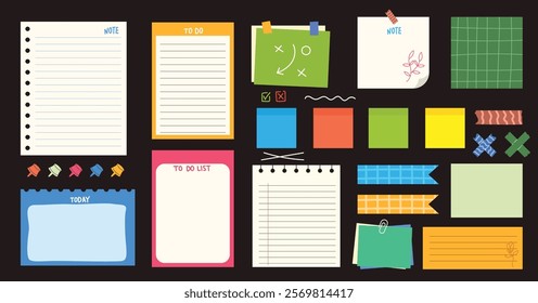 Notebook sticker, Paper sticker notes, sticky sheets,remind papers memo pages