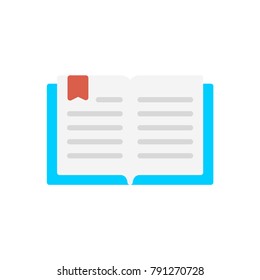 Notebook support service flat icon