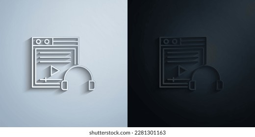 Notebook, test paper icon with shadow effect vector illuistration design