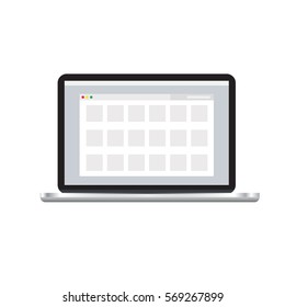 Notebook vector