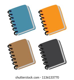 notebook vector collection design