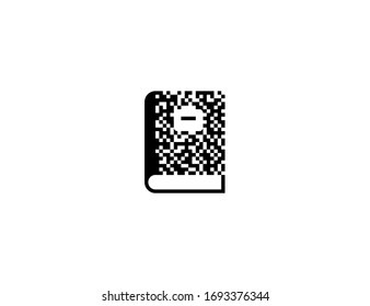 Notebook vector flat icon. Isolated notebook illustration 