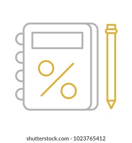Notebook vector icon