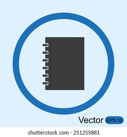 notebook vector icon