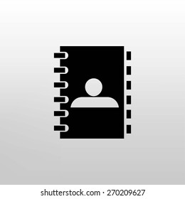 notebook vector  icon