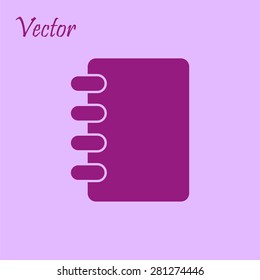 Notebook vector icon