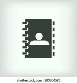 notebook vector  icon
