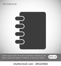 Notebook vector icon