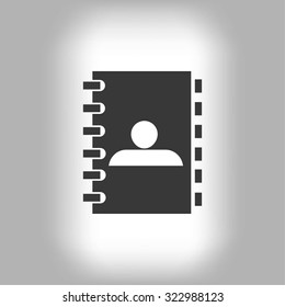 notebook vector  icon