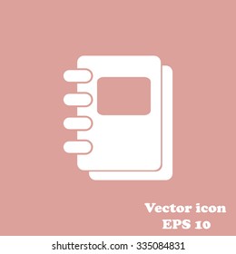 Notebook vector icon