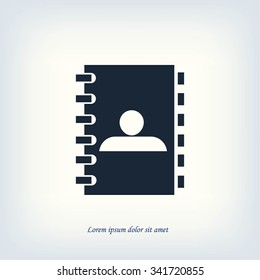 notebook vector  icon