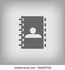 notebook vector  icon
