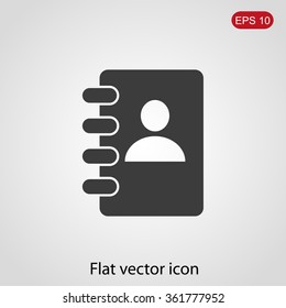 Notebook vector icon