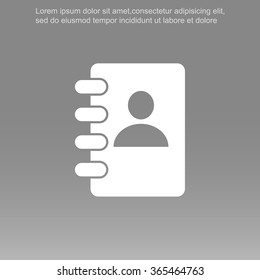 Notebook vector icon