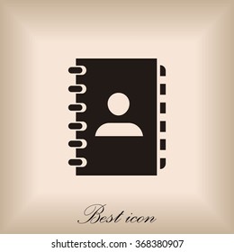 notebook vector  icon
