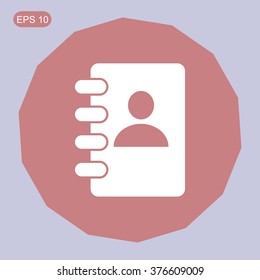 Notebook vector icon