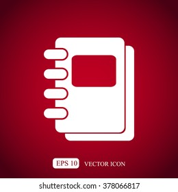 Notebook vector icon