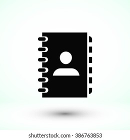 notebook vector  icon