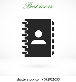 notebook vector  icon