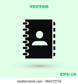 notebook vector  icon