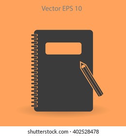 notebook vector icon