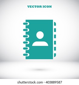 notebook vector  icon