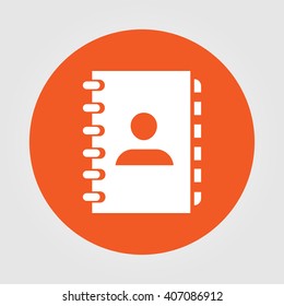 notebook vector  icon