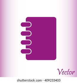 Notebook vector icon
