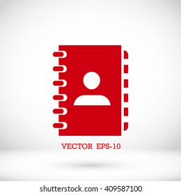 notebook vector  icon