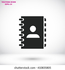 notebook vector  icon