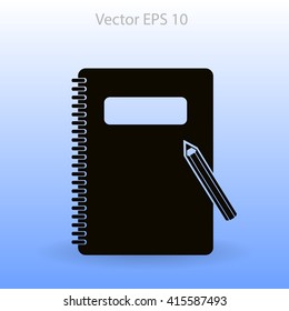 notebook vector icon