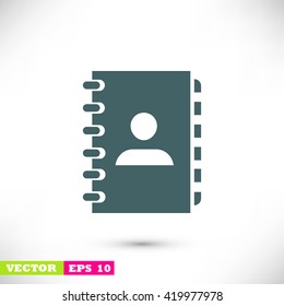 notebook vector  icon