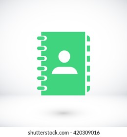 notebook vector  icon