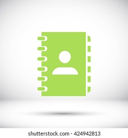 notebook vector  icon