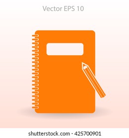 notebook vector icon