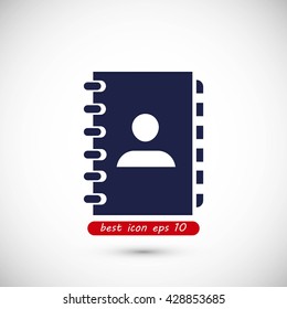 notebook vector  icon
