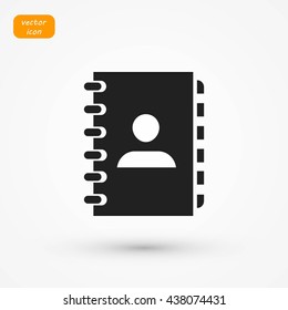 notebook vector  icon