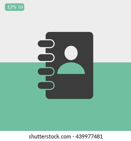 Notebook vector icon