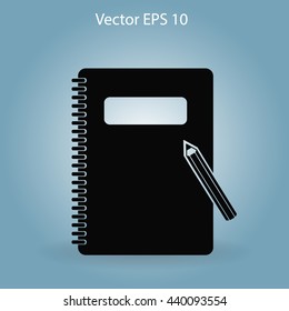 notebook vector icon