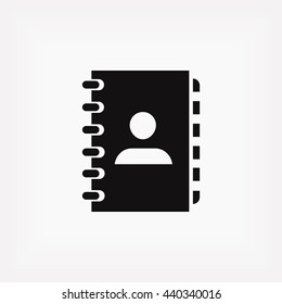 notebook vector  icon