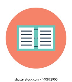Notebook Vector Icon