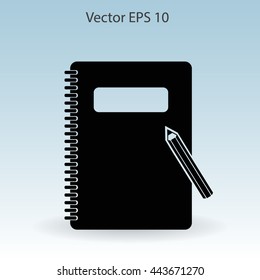 notebook vector icon