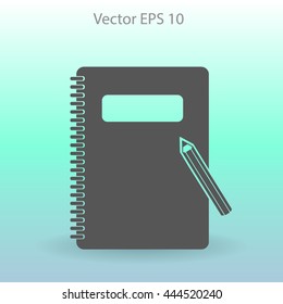 notebook vector icon