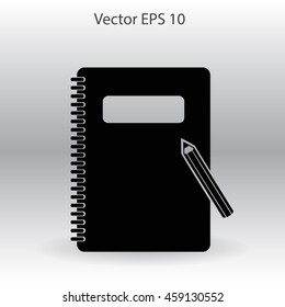 notebook vector icon