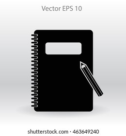 notebook vector icon