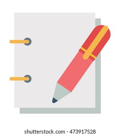 Notebook Vector Icon