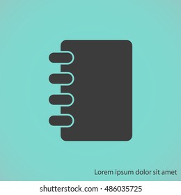 Notebook vector icon