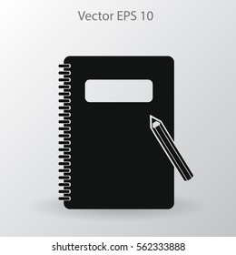 notebook vector icon